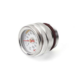 【送料無料】azumafy 油温計 バイク用油温計 エンジン油温計 タンクカバー オイルテンプメーター アナログオートバイエンジン油温 1987-1998年川崎650オイル計 シルバー