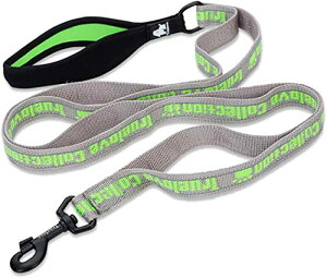 【送料無料】cocomall 六箇所持ちハンドル犬用リード 小型、中型、大型犬用リード 訓練リード ロングリード ペット用品 ハーネス 3M反射材料 ナイロン製 通気性 調節可能 メッシュペット (green