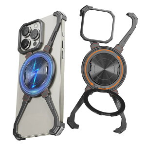 y܃P[X 360°]X^hzNIFBANG iPhone 16 Pro p̃op[P[X A~op[ O}Olbg ^t[XP[X phone 16 Pro P[X pxX^h cΉ 