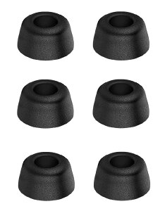 A-Focus 完全Wirelessイヤホンに対応する 低反発 ウレタン製 イヤーピース JBL FREE X,Zolo Liberty,TaoTronics,SoundPEATS(サウンドピーツ), Bragi, QCY,Bang & Olufsen Beoplay E8 等完全Wirelessイヤホンに対応 遮音性