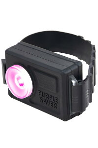 【送料無料】【.co.jp限定】エーモン(amon) パープルセーバー モト バイク用 ブラック 三角表示板の代わりに 薄型設計 コンパクト シリコンベルトでミラーに設置 道路交通法施行規則適合品 484