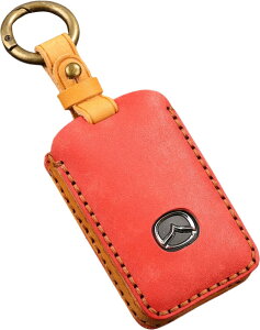 【送料無料】【smasol】互換品 新型 マツダ CX-80 CX8 CX5 CX30 MX30 CX60 CX-30 CX-8 ロードスター 本革 キーケース レザー キーカバー マツダ3 マツダ6 スマートキーケース アクセサリー なめし革 レッド