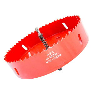 【送料無料】ホールソー、LAIWEI ホールカッター、ホルソー、 穴あけ工具 木材の穴あけに使用、薄い金属板、アルミニウムプロファイル、PVCおよびその他の材料、サークルカッター(150mm)