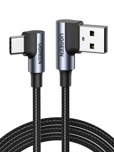 yzUGREEN USB Type C L P[u 0.5m QC3.0/2.0Ή }[d f[^] iC҂ ϋv Xperia XZ2 Galaxy S9 ɓKp