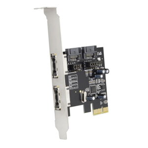 yzJSER Xiwai PCI-E - 4|[g SATA 3.0 ESATA PCIE SATA3 6Gbps gJ[h PCI-EA_v^[