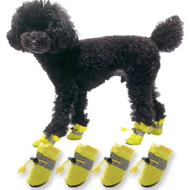 【送料無料】ドッグシューズ ペット用 靴 犬用 ナイロン製 汚れ防止 怪我防止 ドッグウェア やけど 熱さ 散歩用 肉球保護