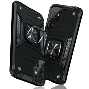 �y���������zTMUJWS Samsung Galaxy S25 Ultra �p�P�[�X �����O �Ռ��z�� �ϏՌ� TPU+PC�o���p�[ ��d�\�� �ČRMIL�K�i �S�ʕی�J�o�[ ����h�~ �ԍڃz���_�[�Ή� �C�菝�h�~ ����~�� �y�� ���^ �M����