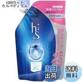 【送料無料】【大容量】 h&s モイスチャー 詰め替え 超特大 800mL サイズ：800グラム (x 1)