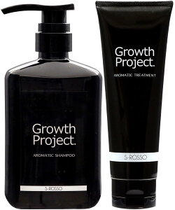 【送料無料】頭皮ケア アミノ酸系 & 石鹸系 保湿 アロマシャンプー & トリートメント セット【Growth Project.】 メンズ 300ml 180g 無添加 低刺激 敏感肌 乾燥肌向け サイズ:シャンプー&コンデ