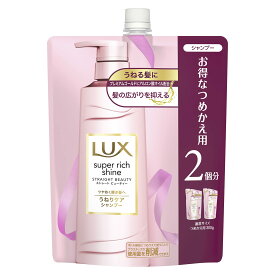 【送料無料】ラックススーパーリッチシャイン LUX(ラックス) スーパーリッチシャイン ストレートビューティー うねりケアシャンプー つめかえ用 600g サイズ：600グラム (x 1)