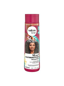 yzSalon Line S.O.S Cachos Mais Poderosos TCEJ[[wAVv[ 300ml Shampoo TCYF300~bg
