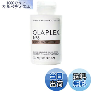 �y���������zOlaplex No.6 �I���v���b�N�X �{���h�X���[�T�[ �����Ȃ��g���[�g�����g Bond Smoother 100ml �T�C�Y�F100�~�����b�g��