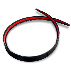 【送料無料】YESprime リアスポイラー ボンネットスポイラー 汎用リアスポイラー 車 軽自動車 トラック エアロモール 両面テープ 1.5m 黒 ブラック カーボン調 色:ピアノブラック