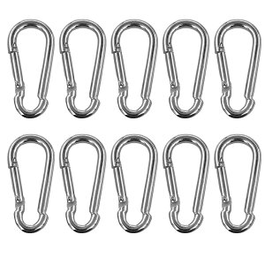 �y���������zwinova �J���r�i �X�v�����O�t�b�N �L�[�z���_�[ 304�X�e�����X �X�v�����O�X�i�b�v �t�b�N 80kg�ω׏d ����5cmx����2.4cm����x5mm 10����