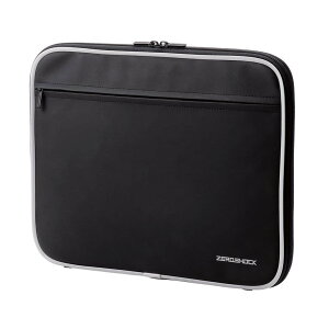 【送料無料】エレコム パソコンケース PCケース 13.3インチ MacBook Air, Pro 13インチ 【 2020年11月発売 M1チップモデル対応 】 ケース 衝撃吸収 ZEROSHOCK 収納ポケット付 ブラック ZSB-IBN13BK
