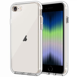 �y���������zJETech iPhone SE 2022/2020��3/2����p�ی�P�[�X���΂݂Ȃ��Ռ��z���o���p�[�J�o�[�����h�~�N���A�o�b�N (�N���A)