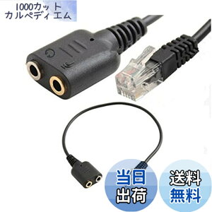 �y���������z�y�֗��ȕϊ��P�[�u����40 by WYVERN AUDIO �z RJ9 4P4C �d�b���v���O ���w�b�h�z�����}�C�N���z�P�[�u��/�A�_�v�^�[ �w�b�h�Z�b�g�iAvaya 1600 9600 SNOM Yealink Phones�j���� ��25cm