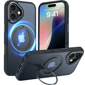 Fadkzyxr iPhone 16 p P[X MagSafeΉ O360°]X^h@\ cΉ  ΂ݖh~ CX[d phone16 X}zP[X Yی wh~ ČRKi ϏՌ gуJo[ AC