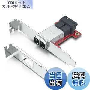 �y���������z10Gtek Mini SAS�A�_�v�^�[ SFF-8643 to SFF-8644 �f���A���|�[�g Mini SAS �A�_�v�^�[