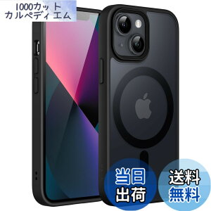 �y���������zJETech iPhone 13 mini 5.4�C���`�p �}�O�l�b�g �P�[�X MagSafe�ɑΉ� �������̃}�b�g�w�� ���^ �ϏՌ� �J�o�[ (�u���b�N)