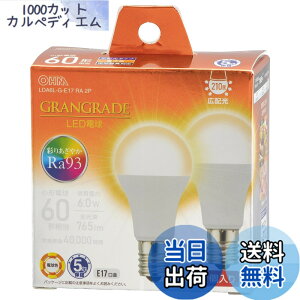 �y���������z�I�[���d�@ LED�d�����` E17 60�`����/60W���� �d���F Ra93�����F �����Ή� �f�M�ގ{�H���Ή� �~�j�N���v�g���` 5�N 2�� LDA6L-G-E17 RA 2P 06-5566 OHM