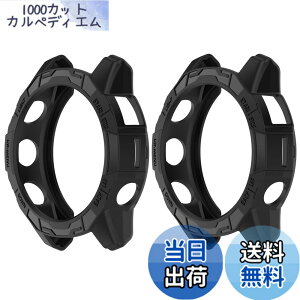�y���������zSHEAWA for Garmin�K�[�~�� Fenix 7X Pro �P�[�X �J�o�[ �ی�P�[�X �݊��i Epix Pro 51mm TPU�S�� �ی�J�o�[ �ϏՌ� �A�N�Z�T���[ (�u���b�N)