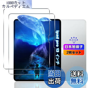 �y���������z�y2���Z�b�g�z �Ή� iPad Pro (13�C���`) (M4) 2024 �t�B���� �y���Y���Ɏq�f�ށz �p iPad pro13 (2024���f��) M4 �K���X�t�B���� �����K���X �p iPadPro (M4) (2024) �^�u���b�g �p �ی�t�B���� 
