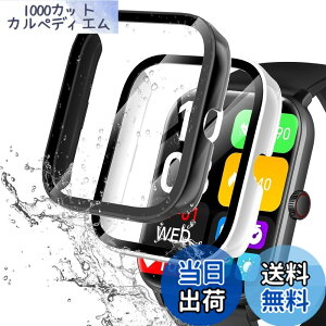 �y���������zredmi watch6 �P�[�X �F�F�u���b�N+�z���C�g�A�T�C�Y�FVialove KW105-G01(�u���b�N+�z���C�g)