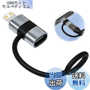 �y���������zlightning usb-c �ϊ��A�_�v�^ typec lightning �ϊ� 2���� ���@��Ή� USB-C����/iPad/iPhone 60W PD�����[�d �M�ی�݌v �[�d&�����\ �ő�480Mbps�]�����x �A���~����➑� �F�F���C�g�j���O
