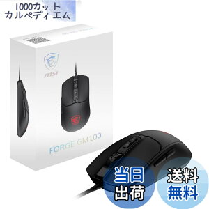 �y���������z�y����zMSI FORGE GM100 �I�v�e�B�J�� �Q�[�~���O�}�E�X �L�� MS0716 �F�F�u���b�N