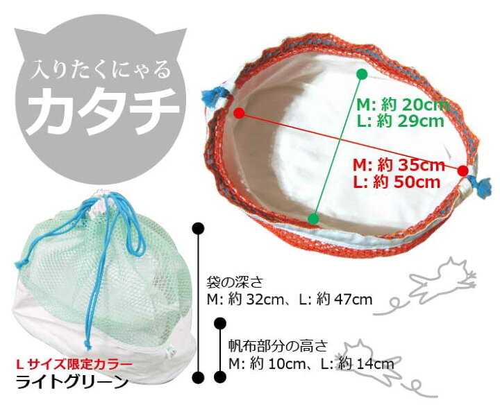 楽天市場】猫 用 メッシュ 保定 袋【にゃんぷくろ】（キャリーバッグ  