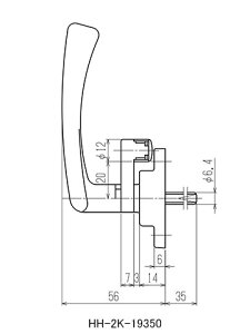 YKK ap m HH-2K-19351 Oy b HH-2K-19350 EOy n 񂹃nh nh YSF / YKF  TbV Ј i y[J[񂹕iz