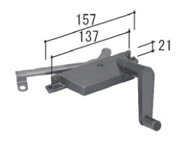 三協アルミ WB0560 L/R オペレーターハンドル オペレーター装置 BK色 すべり出し窓 交換 修理 【メーカー…