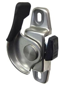 新日軽 クレセント 錠 CL-65 右勝手用（ R ）ロック付き [ SVQ116S01 シルバー][ SVQB116S01ブロンズ] 320-NK-L 刻印あり RM-4A TS-200 日軽アルミ LIXIL【メール便選択可】【在庫限り】