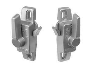 三協アルミ クレセント B01639 L R ( 3K0783 立山アルミ PKN1027 代替取付可 )シルバー 色