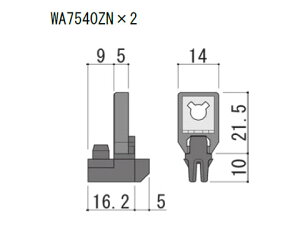 2聚R[i[s[X Ď]p sTbV WA7540ZN (2)y[J[񂹕iz
