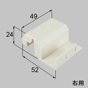 トステム ASPD635EL | ASPD635ER 下枠ストッパー ホワイト色 LIXIL TOSTEM アトモス サッシ 窓 雨戸 部品【メール便選択可】【メーカー取り寄せ品】