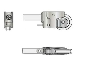 下車 A・Bタイプ 引き違い窓用 不二サッシ ビル用 RO0551 L0/R0 【メーカー取り寄せ品】