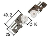 三協アルミ 立山アルミ FM 網戸 戸車 99WB2632S0-KG　［ 品番 別名：B30528F , WB2632 , 網戸用取替戸車 …