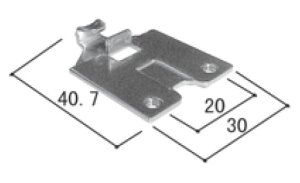 【メール便選択可】クレセント受け 三協アルミ 住宅用 WB2806【メーカー取り寄せ品】