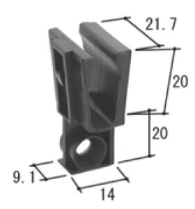 【メール便選択可】振れ止め 三協アルミ 住宅用 WB3051【メーカー取り寄せ品】