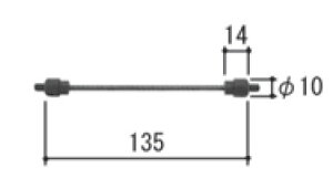【メール便選択可】ロープ・ワイヤー 三協アルミ 住宅用 WB4323-01【メーカー取り寄せ品】