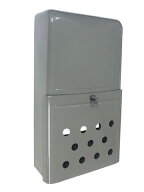 増田産業 ドアポスト OD-664 KJ-1型　羽根（フタつき）　クリーム色 / グレー色　公共住宅型用 玄関ドア…