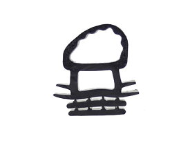 ホクショー AZ-113 エアタイトゴム　マンション 玄関ドア 枠側 気密材 パッキン【オーダーカット 1メートル単位での切り売り販売 】【メーカー取り寄せ品】