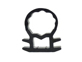 ホクショー AZ-6　エアタイトゴム 玄関ドア 枠側 気密材 パッキン【オーダーカット 1メートル単位での切り売り販売 】【メーカー取り寄せ品】