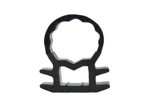 ホクショー AZ-6 エアタイトゴム 玄関ドア 枠側 気密材 パッキン【オーダーカット 1メートル単位での切り売り販売 】【メーカー取り寄せ品】