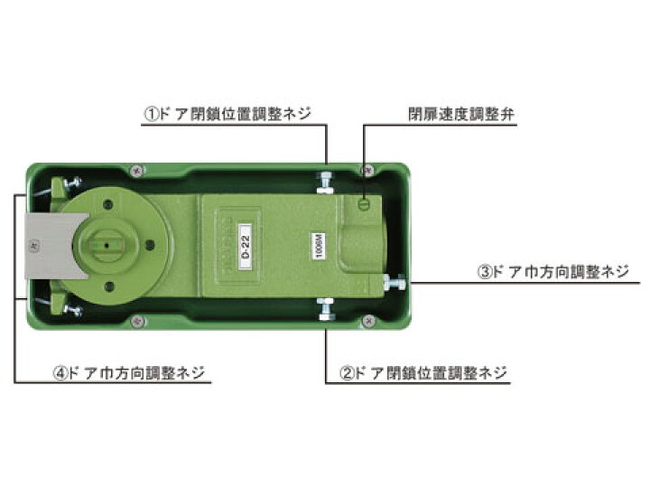 楽天市場】D-22 DIA フロアヒンジ 「D-22」 ストップ付 中心吊り自由 