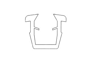 グレチャン ガラス溝幅 9mm開口溝 5mm〜6mm ガラス用 防カビ剤入り グレー色 【オーダーカット 1メートル単位での切り売り販売 】適合サッシ : 不二サッシ FR-60B 他