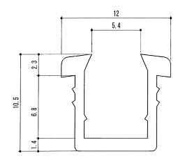 【グレチャン9ミリ開口用6.8mmガラス用 グレー色 防カビ材入り】【20m巻】不二サッシ、トステム、新日軽サッシ対応品 サッシ窓ガラス グレチャン（パッキン）交換用