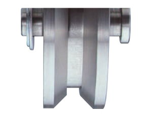 ロタ・ステンレス重量戸車 V型 ステンレス枠 ヨコヅナ WBP-0605 車のみ (シャフト・E形止め輪付) 【メーカー取り寄せ品】